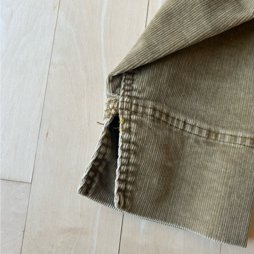 The Territory Ahead Women’s Corduroy Khaki Beige Dress with Pockets Size 10 - Picture 10 of 13
